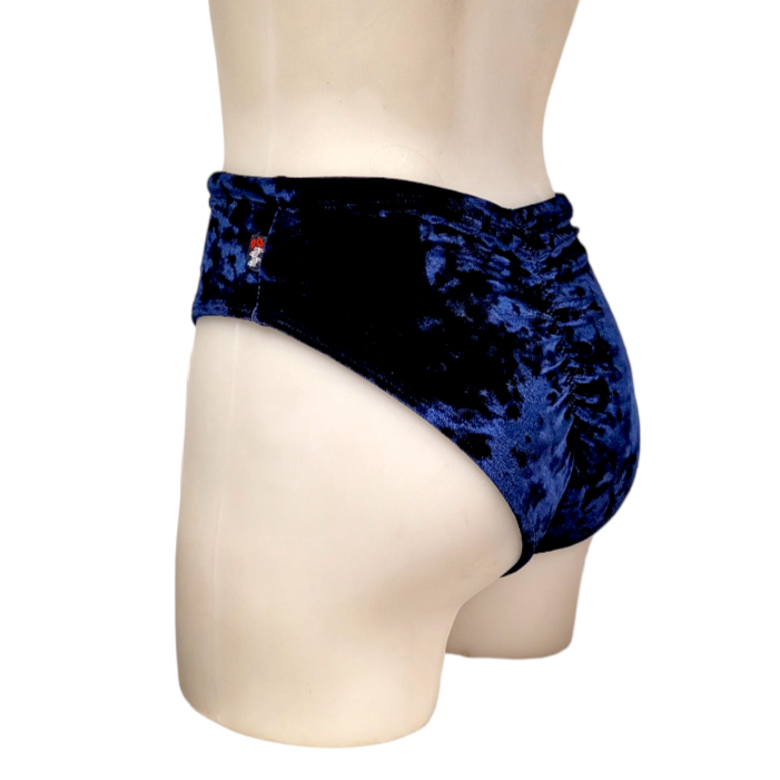 Layla Short in Navy Crushed Velvet
