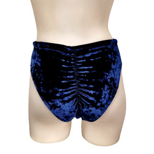 Layla Short in Navy Crushed Velvet