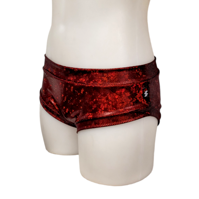 Classic Booty Short in Red Ice