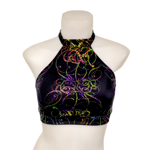 Halter Top in Black Celebration