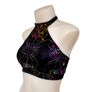 Halter Top in Black Celebration