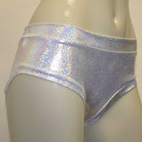 Booty Short- White Disco Mystique