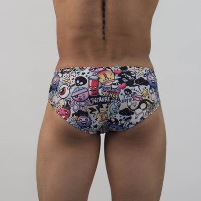 Men's Swim Brief - Graffiti - HeyHey & Co